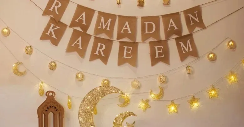 صنع زينة رمضان في المنزل